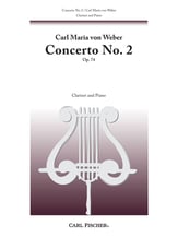 CONCERTO #2 IN E FLAT OP 74 CLARINET cover